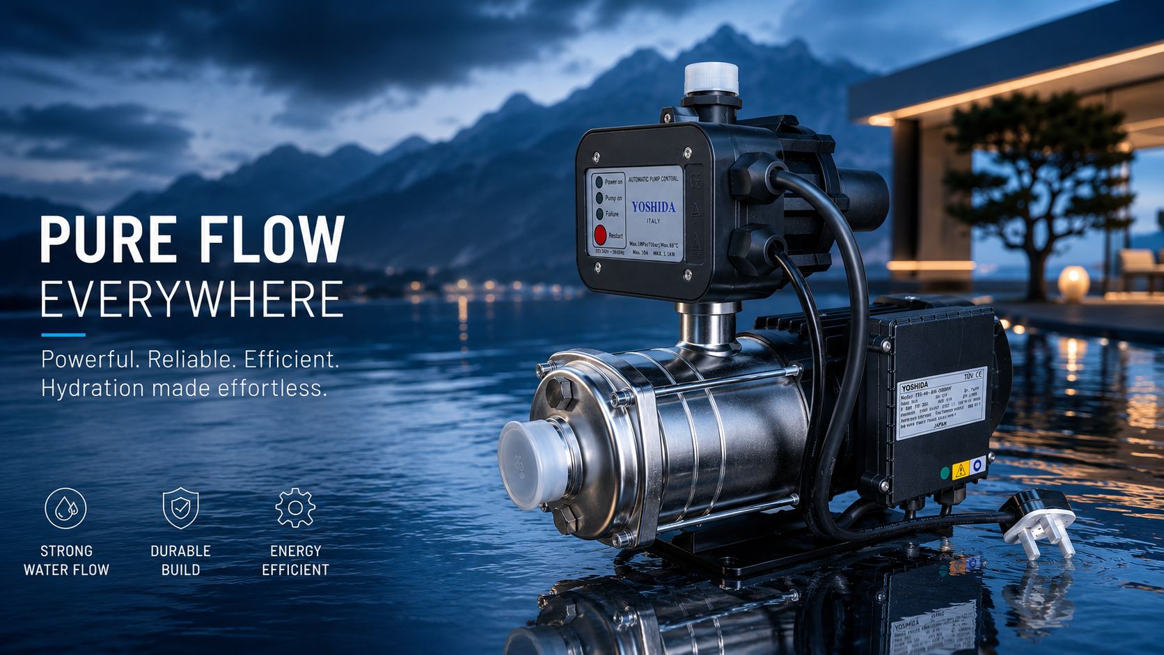 yoshida water pump pureflow